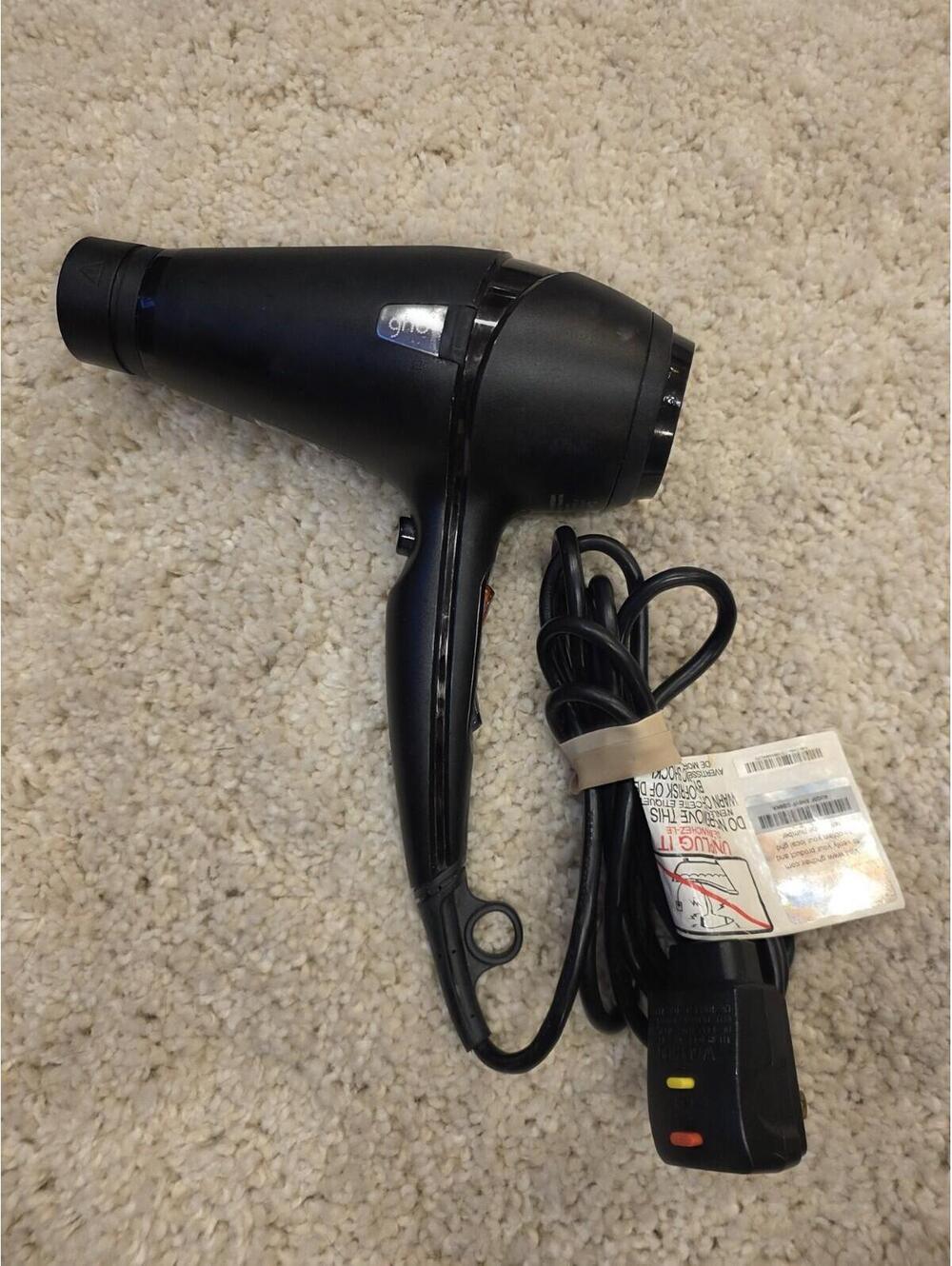 GHD Blow Hair Dryer Professional AIR 1.0 Black 1600w